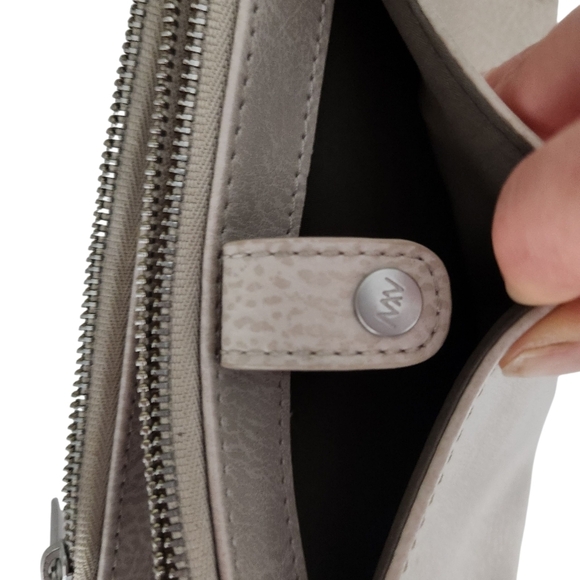 MATT & NAT taupe crossbody wallet bag vegan leather - Picture 5 of 14